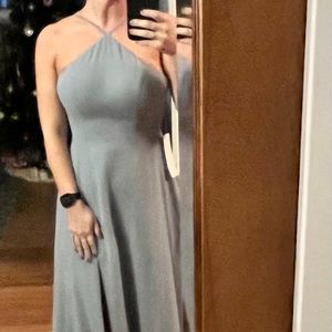 Azazie Dusty Blue Bridesmaid dress - size 8 - Never worn with tags!
